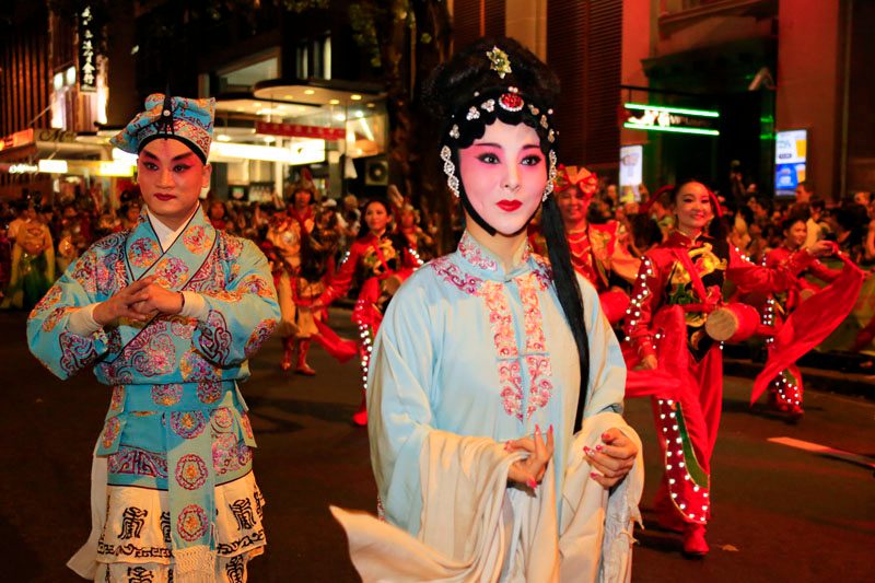 2014悉尼中国春节花灯大巡游摄影 贺吉