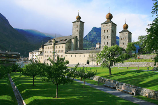 瑞士瓦莱州布里格老城的Stockalper城堡