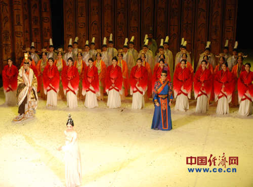 大型民族舞剧《孔子》在索非亚隆重上演。中国经济网 记者 田晓军/摄