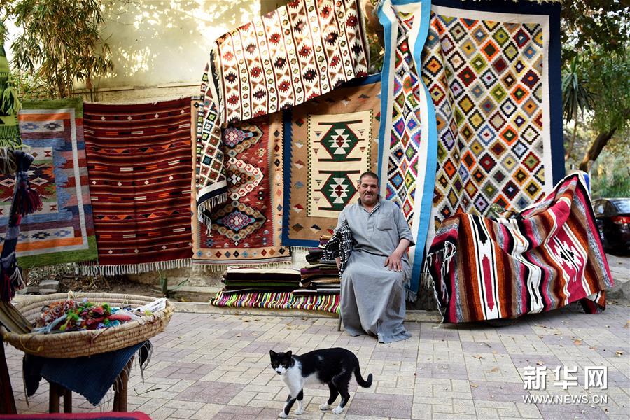 （国际）（1）开罗街头的手工地毯商店