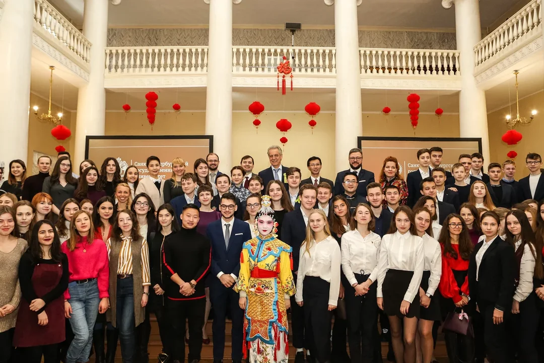 俄罗斯圣彼得堡大学东方系举办活动喜迎_俄罗斯-圣彼得堡-春节-活动-