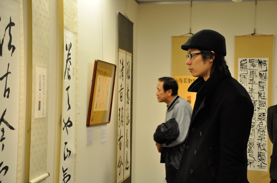 东京中国文化中心举行“全日本华人印社书法篆刻展”开幕式