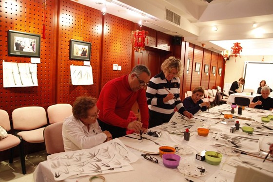 马耳他中国文化中心再次举办中国画培训班