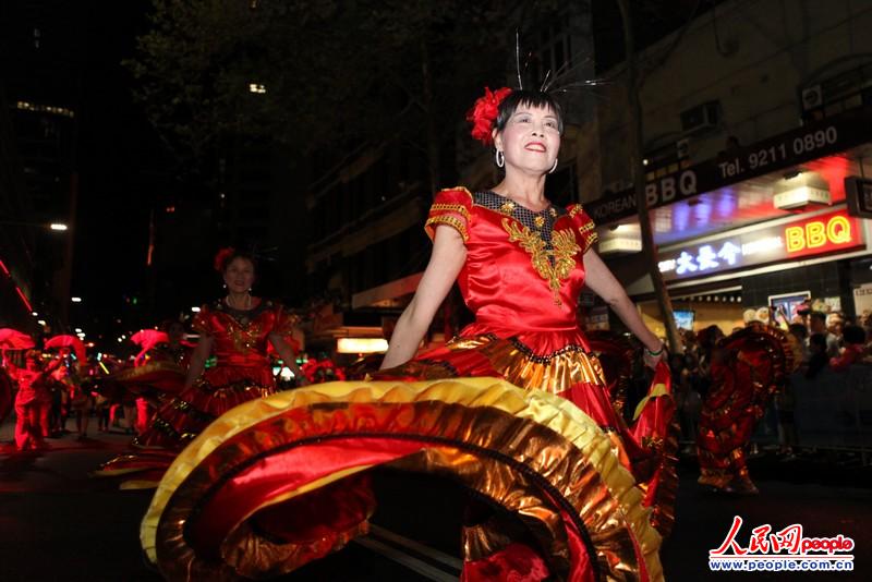 2014悉尼中国春节花灯大巡游摄影 贺吉